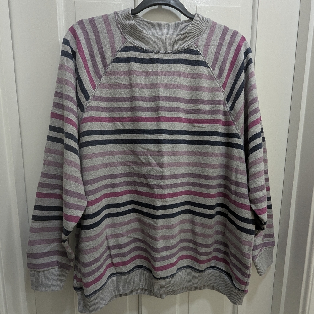 American Eagle Jegging Fit Striped Sweatshirt Size Small